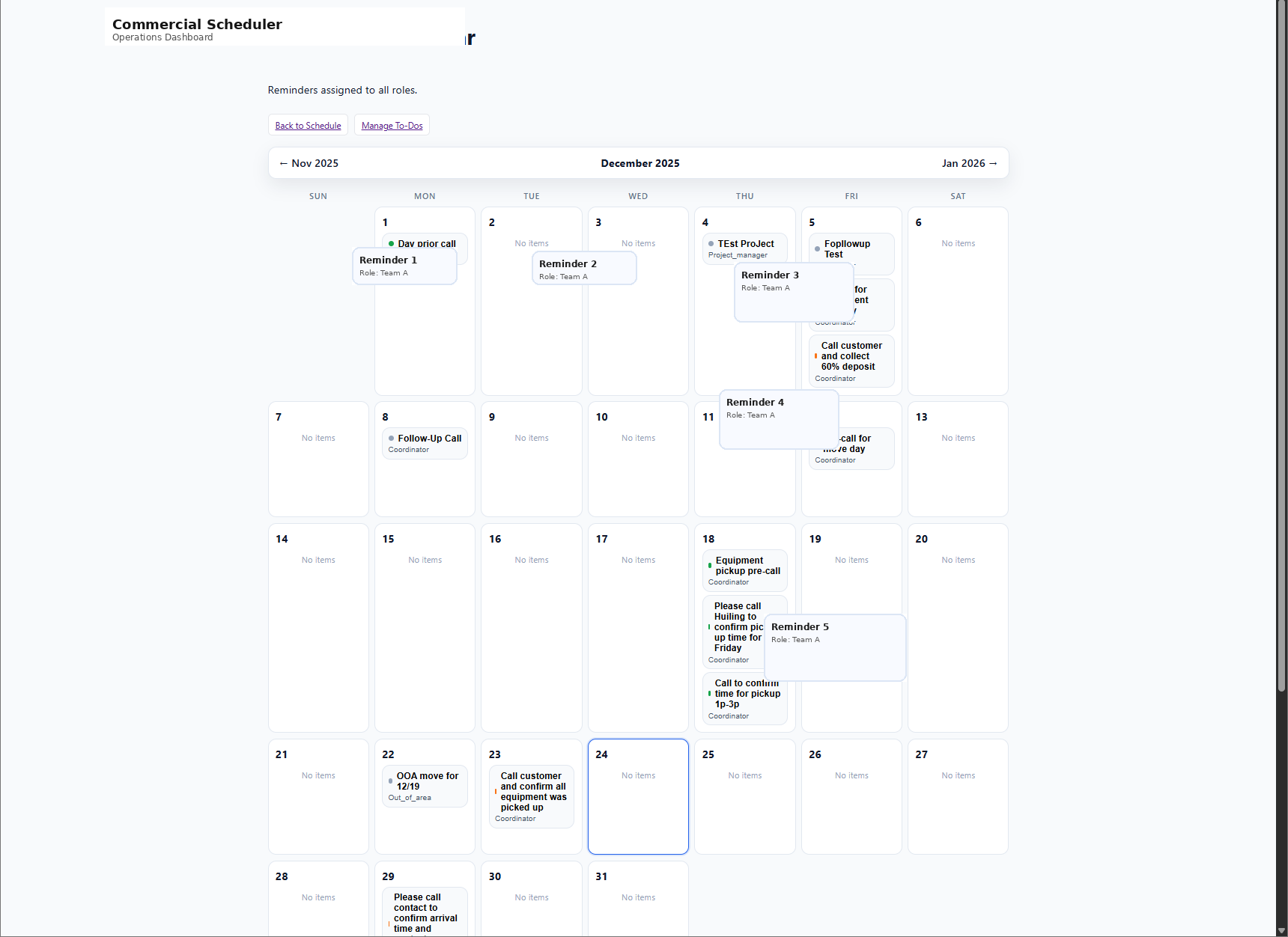 Armstrong Scheduler screenshot 5